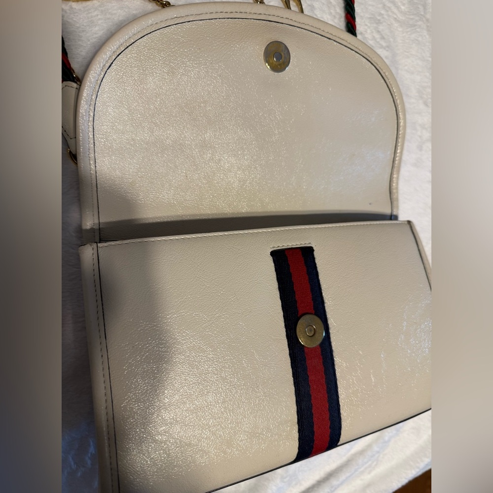 Gucci Small Linea Rajah Leather Shoulder Bag - Picture 6 of 12
